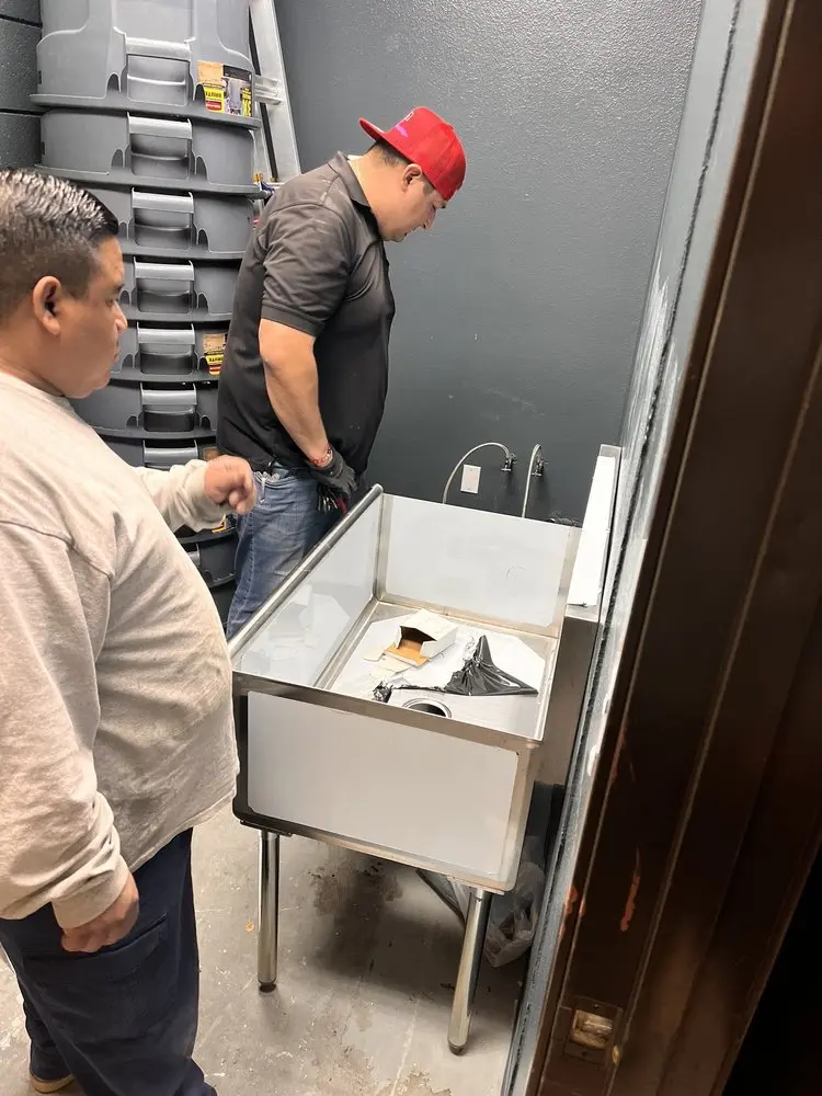 Commercial plumbing and sink installation in Washington City